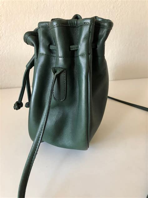 vintage coach bag green